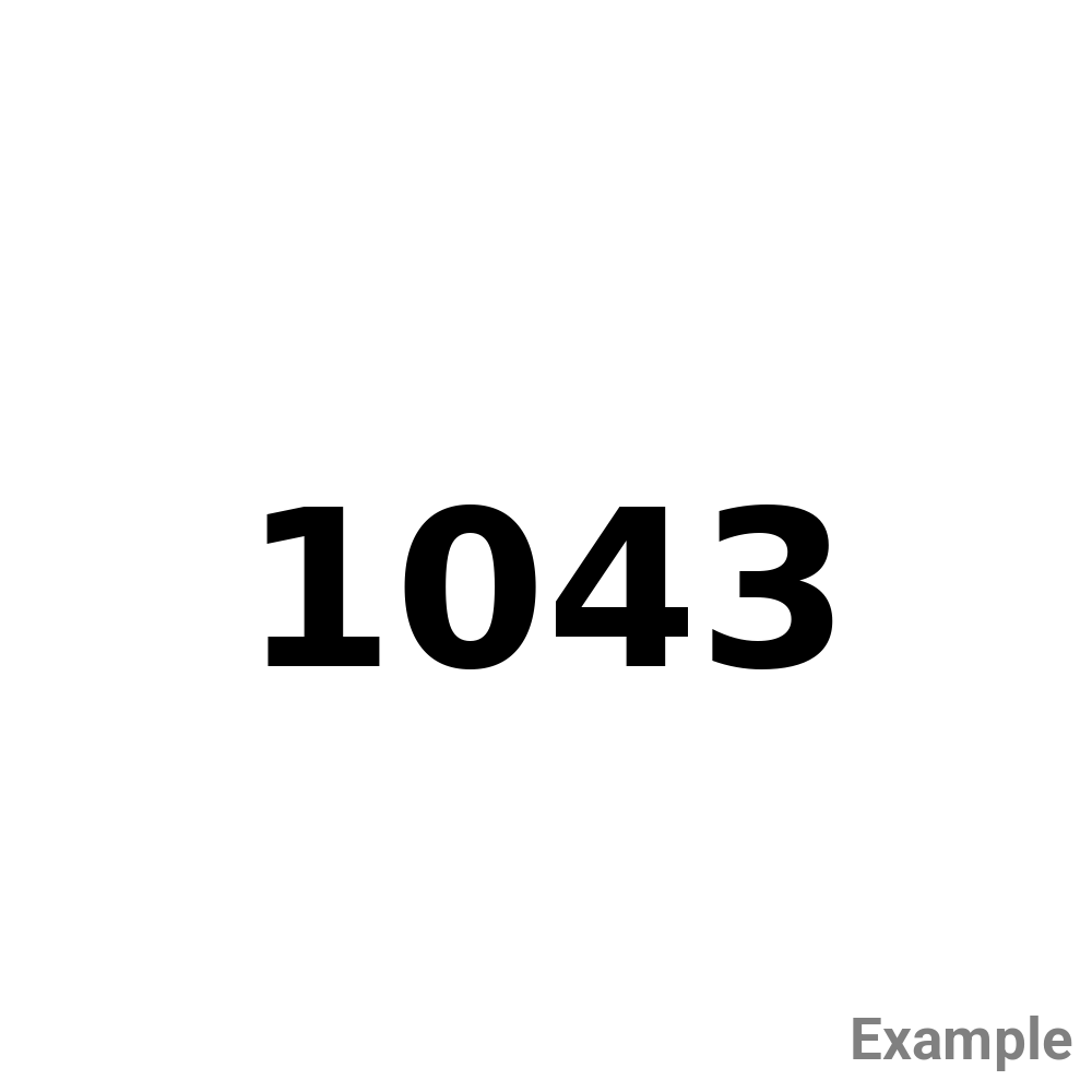 Test Product 1043 - New