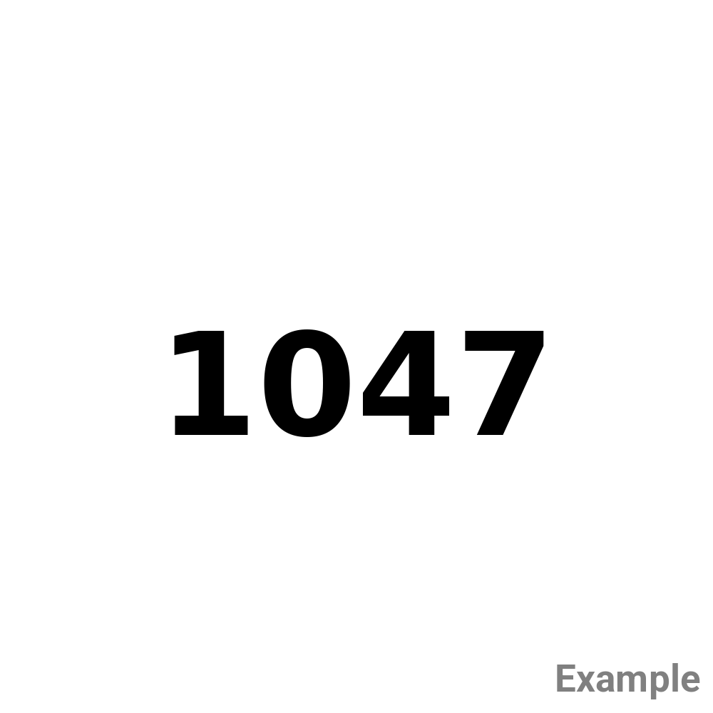 Test Product 1047 - New