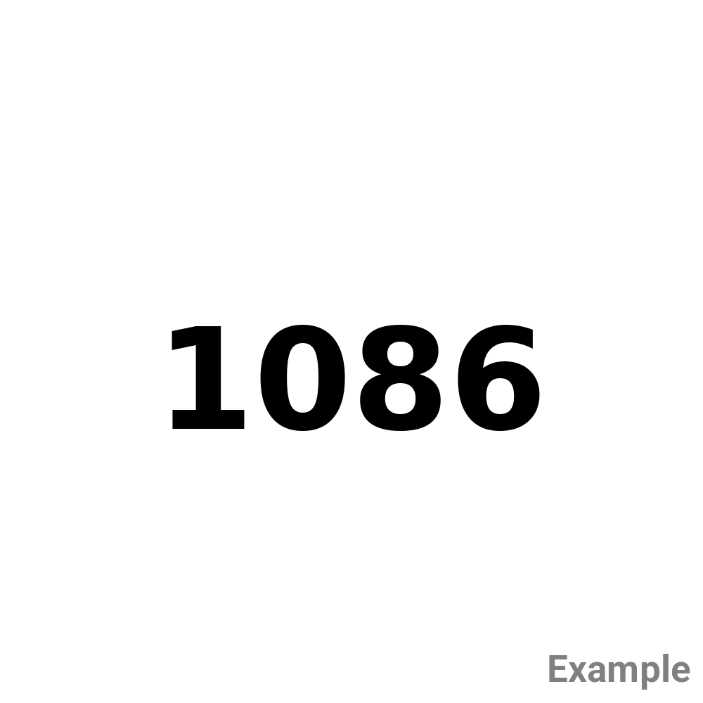 Test Product 1086 - New