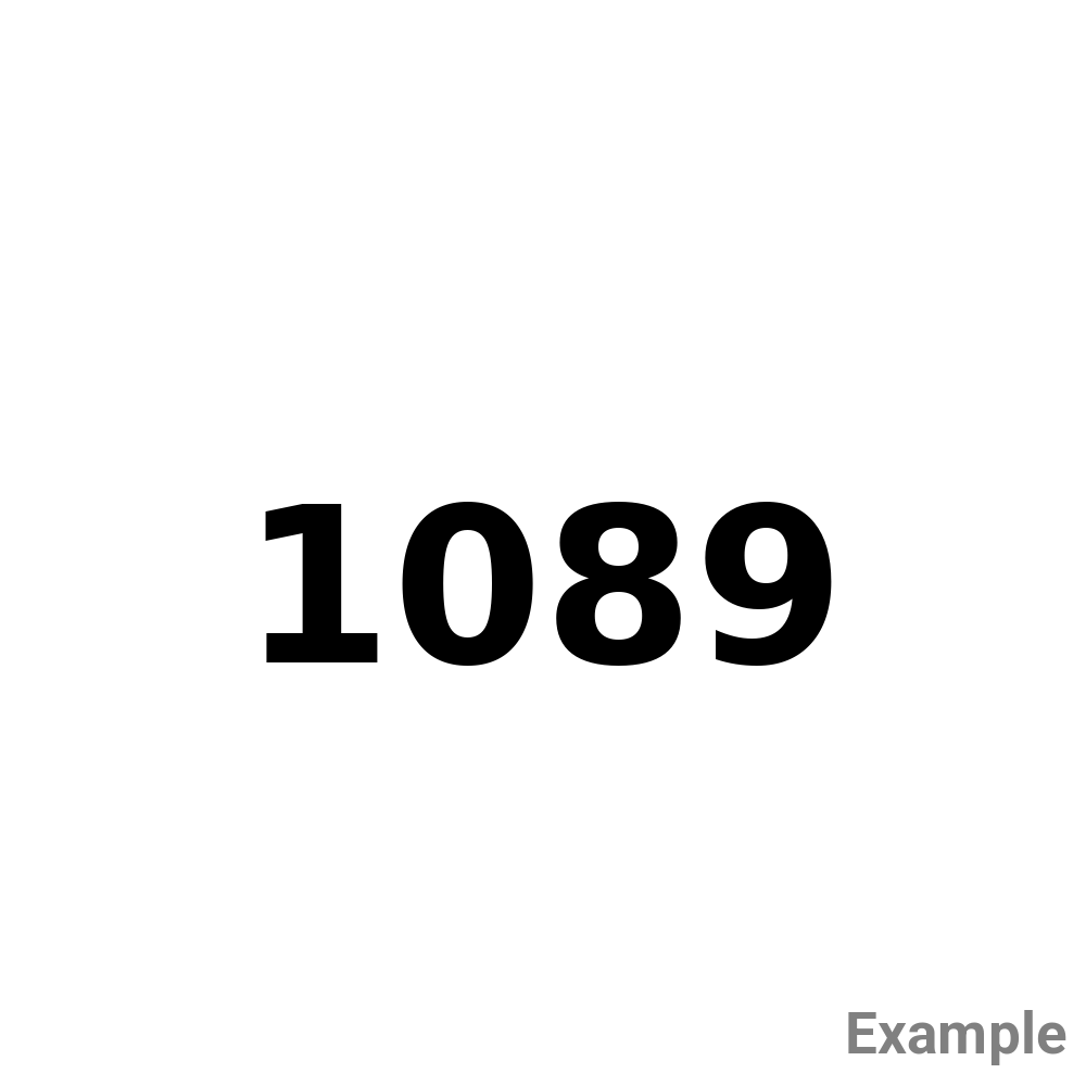 Test Product 1089 - New