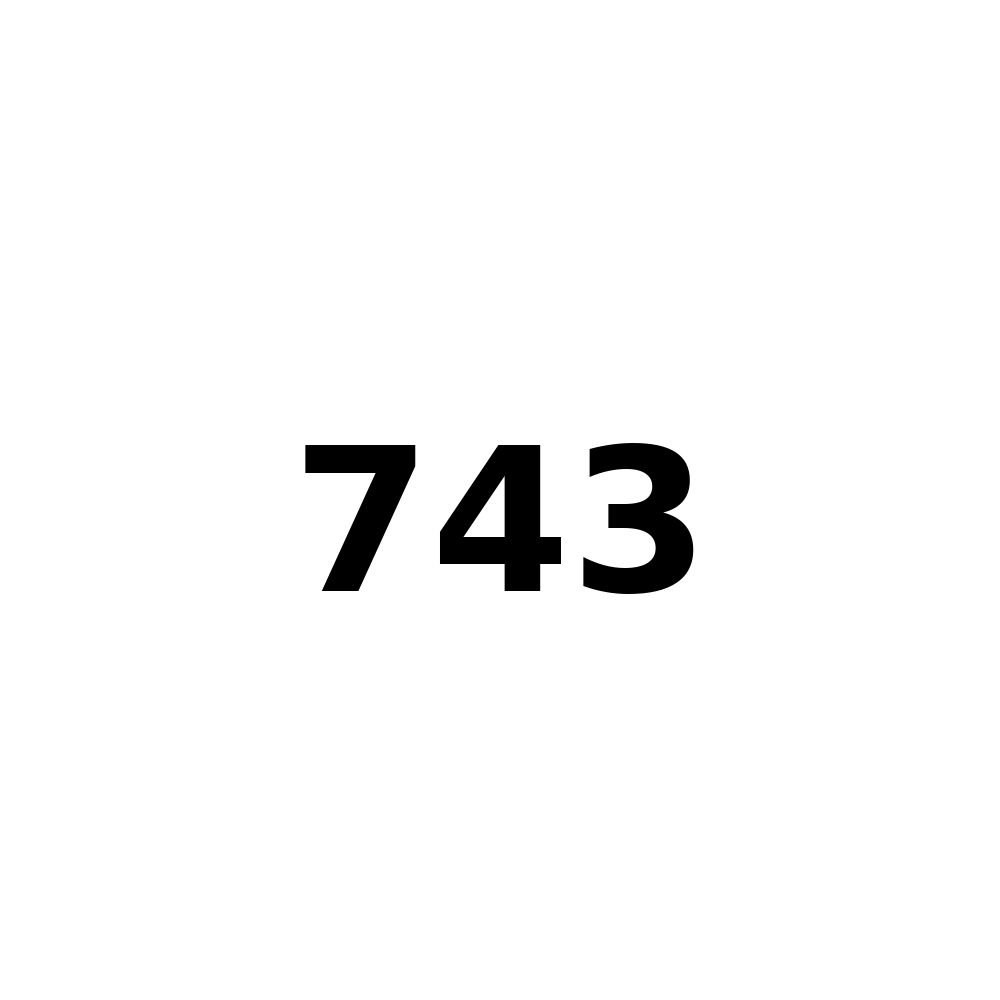 Test Product 743 - New