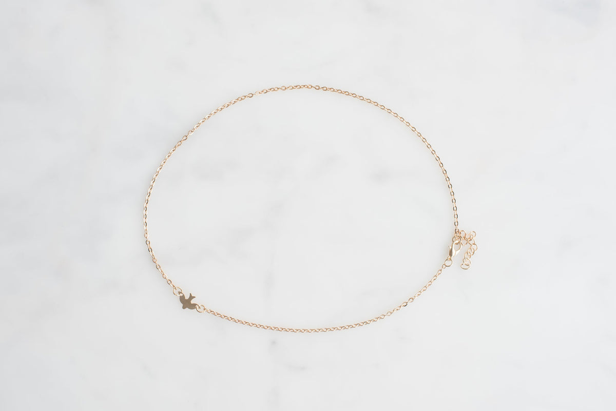 Gold Bird Necklace