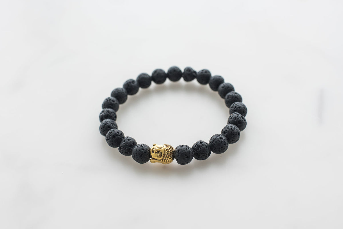 Black Onyx Bead Bracelet
