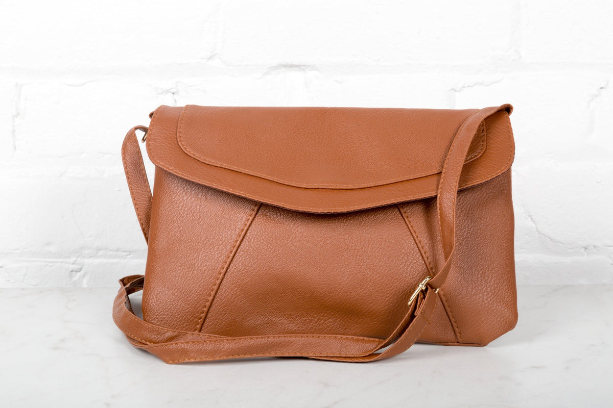 Brown Leather Crossbody