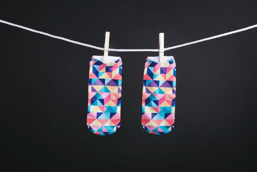 Geometric Crew Socks