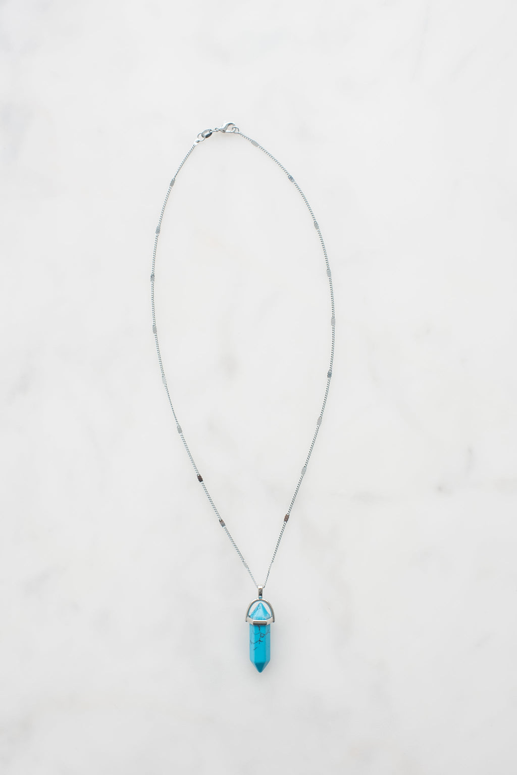Turquoise Crystal Pendant
