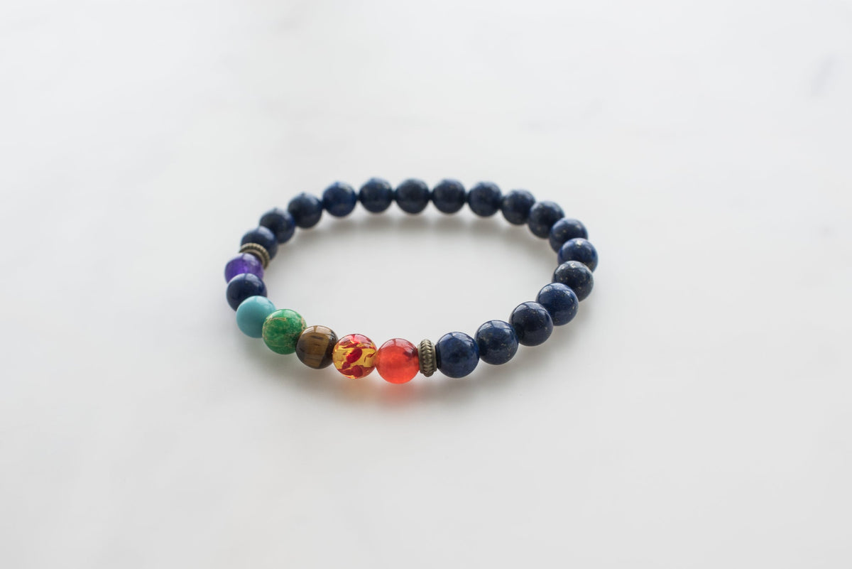 Navy Chakra Bracelet