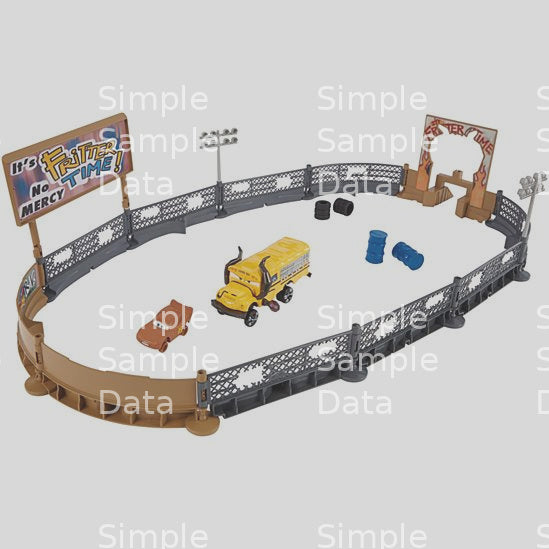 Disney Pixar Cars 3 Crazy 8 Crashers Smash and Crash Derby Playset