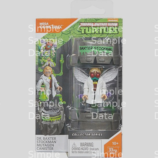 Mega Construx Teenage Mutant Ninja Turtles Dr. Baxter Stockman Mutagen Canister