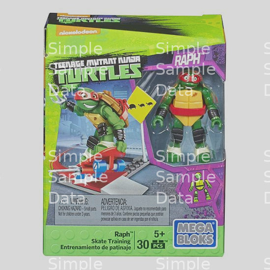 Mega Bloks Teenage Mutant Ninja Turtles Raph Skate Training
