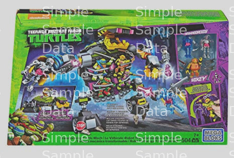 Mega Bloks Teenage Mutant Ninja Turtles Transforming Turtle Mech