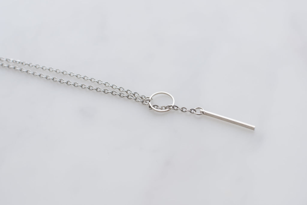 Silver Threader Necklace