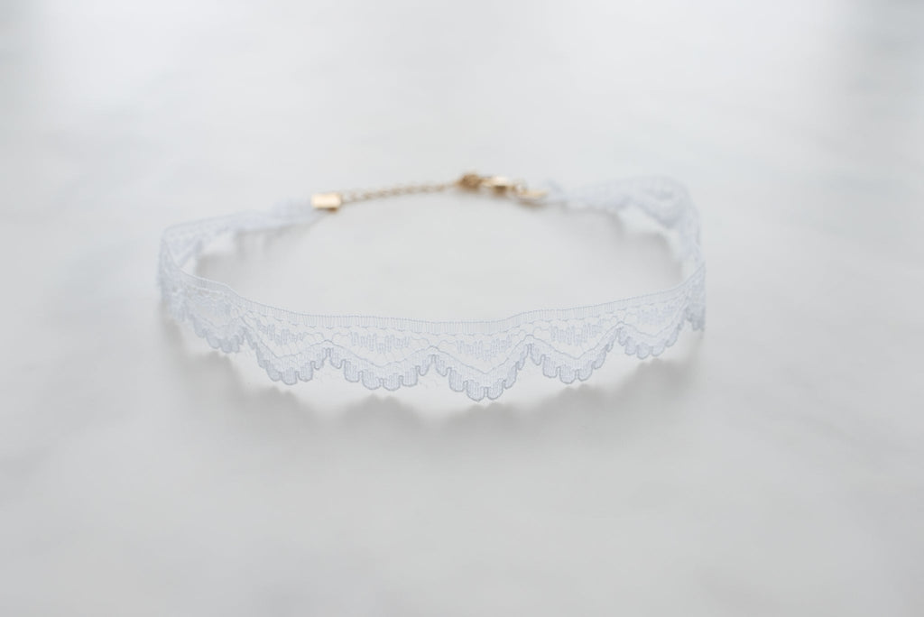 White Lace Choker