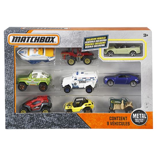Matchbox 9 Car Gift Pack - New