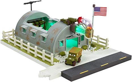 Disney Pixar Cars Precision Series Sarge's Surplus Hut Playset - New