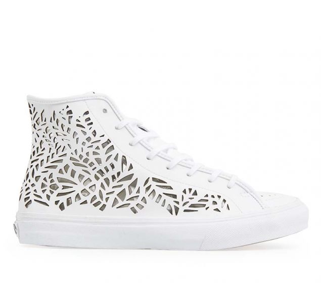 VANS | SK8-HI DECON (CUTOUT)| LEAVES/WHITE - New