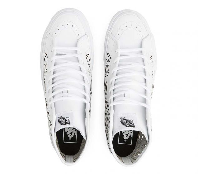 VANS | SK8-HI DECON (CUTOUT)| LEAVES/WHITE - New