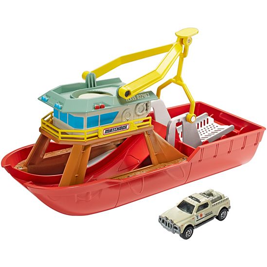 Matchbox Dunk N Launch Boat - New
