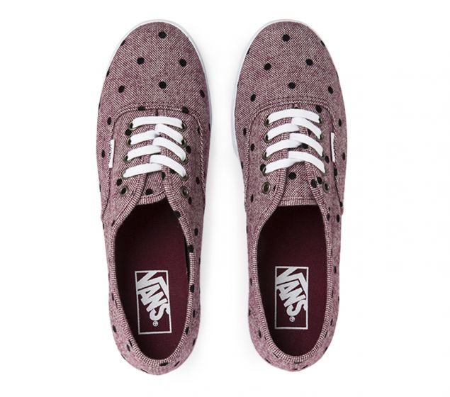 VANS |AUTHENTIC | LO PRO | BURGANDY/WHITE - New