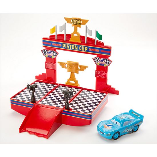 Disney Pixar Cars Wheel Action Drivers Race and Win Playset - New