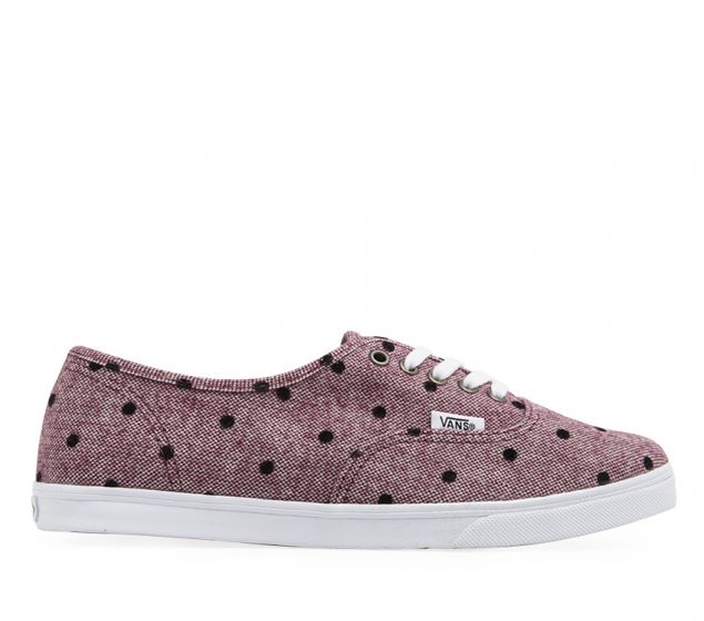 VANS |AUTHENTIC | LO PRO | BURGANDY/WHITE - New