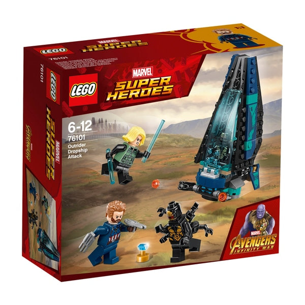 Lego Marvel Super Heroes Marvel Avengers Infinity War Outrider Dropship Attack Set - New