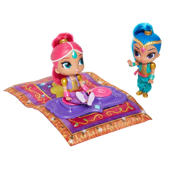 Fisher Price Shimmer and Shine Magic Flying Carpet with Dolls - New