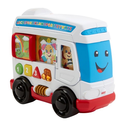 Fisher Price Laugh and Learn - Learn Around Town Bus - New
