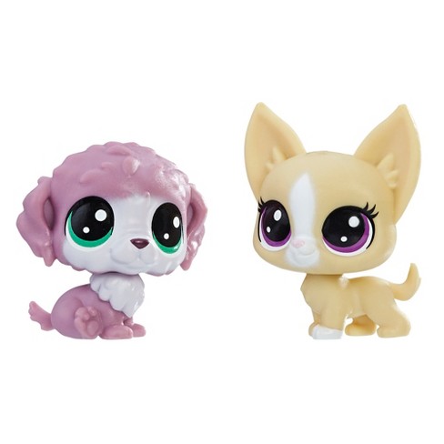 Littlest Pet Shop Chunky Waterfluff and Mayor Perrito - New