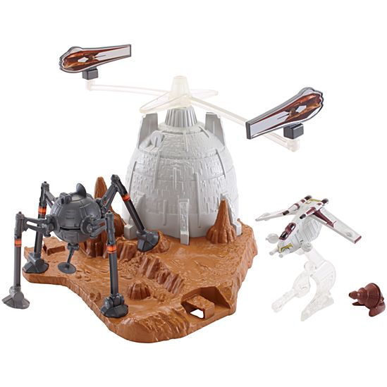 Hot Wheels Star Wars Battle of Geonosis Play Set - New
