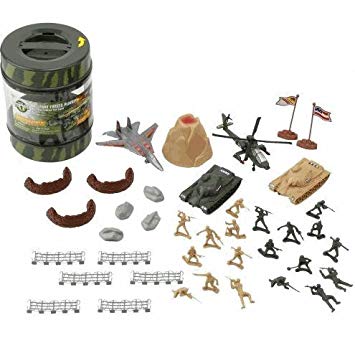 True Heroes Army Playset in Bucket - New