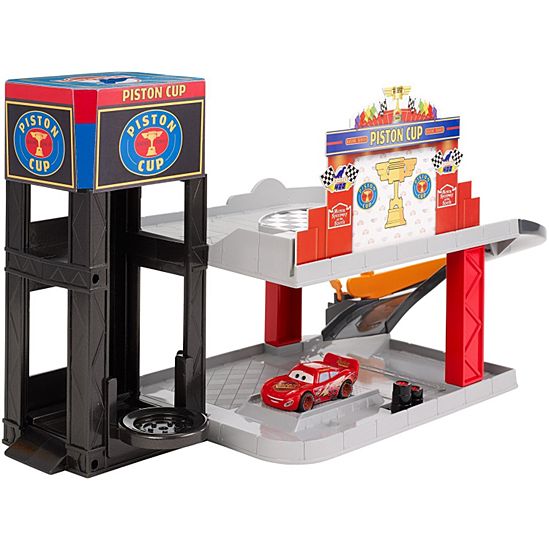 Disney Pixar Cars Piston Cup Racing Garage - New