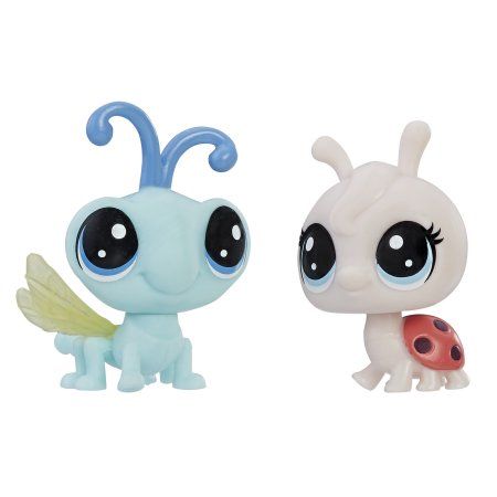 Littlest Pet Shop Lynette Ladyfly and Cy Flydragon - New