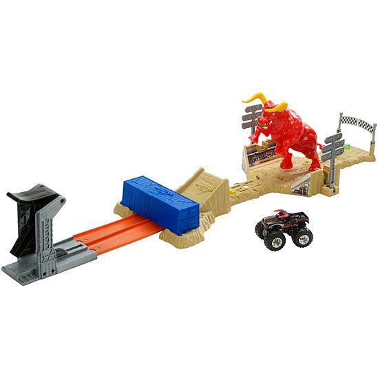 Hot Wheels Monster Jam El Toro Loco Showdown Play Set - New